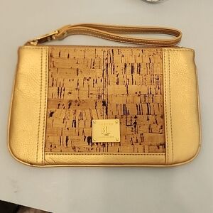 Used‎ Lauren Ralph Lauren Bronze clutch